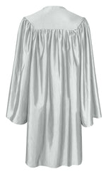 Shiny Kindergarten Graduation Gown/ Children Choir Gown Silver