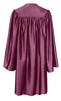 Shiny Kindergarten Graduation Gown/ Children Choir Gown Maroon