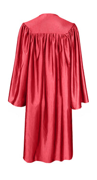 Shiny Graduation Cap and Gown with Tassel Charm Red