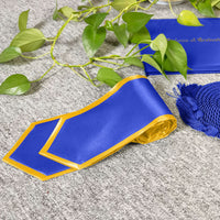 Flag Graduation Stole Embroidery Graduation Sash for Study Aboard Students 的副本