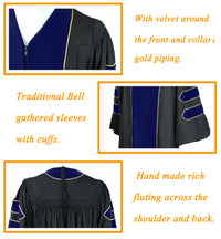 Deluxe Doctoral Graduation Gown & Tam Package