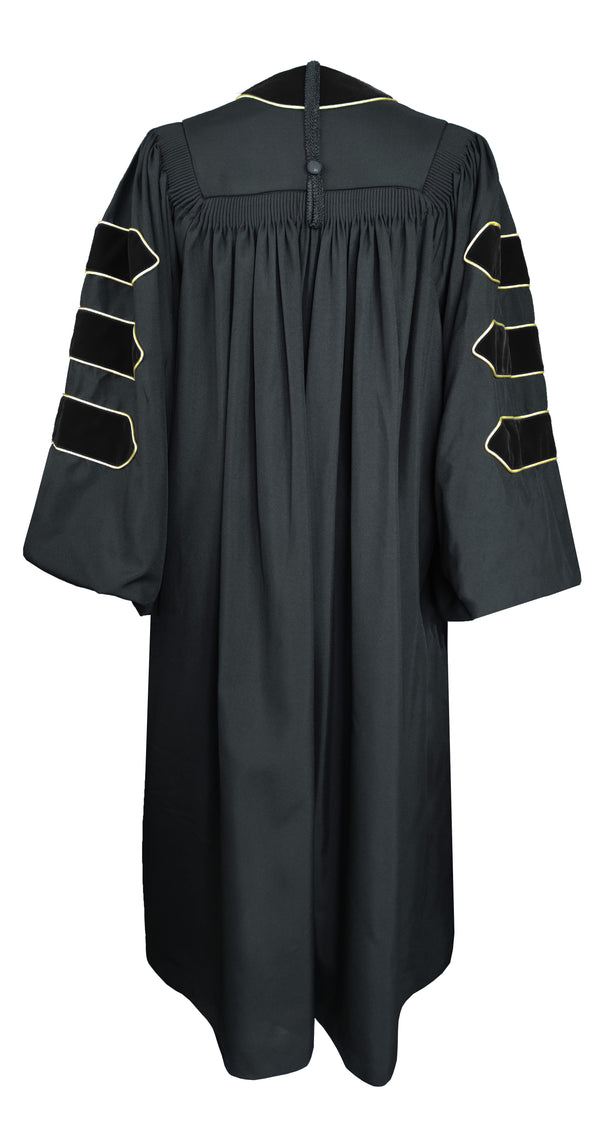 Deluxe Doctoral Graduation Gown (Rich In Color & Size)