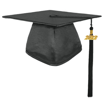 Shiny Adult Graduation Cap Tassel Charm Black (One Size Fits All)