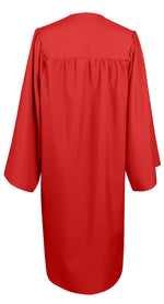 Matte Graduation Gown Choir Robe for Confirmation Baptism Red