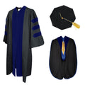 Deluxe Doctoral Graduation Gown & Tam NO Piping