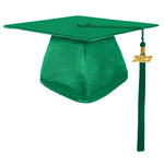 Shiny Adult Graduation Cap Tassel Charm Emerald Green (One Size Fits All)