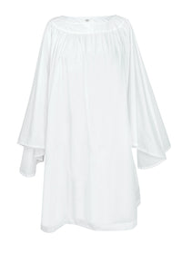 Round Neck Clergy Surplice White (Not Included The Black Cassock Gown)