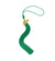 Matte Adult Graduation Cap with Graduation Tassel Charm Emerald Green (One Size Fits All)
